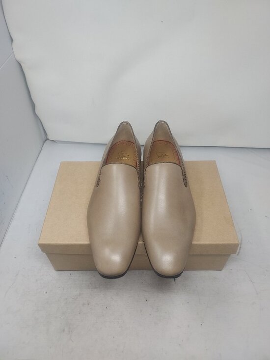 Christian Louboutin MENS Dandelion Leather Brown Roca Loafer main image 12